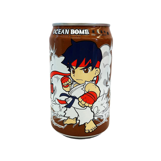 Ocean Bomb Street Fighter Schaumtee mit Apfelgeschmack (Taiwan)