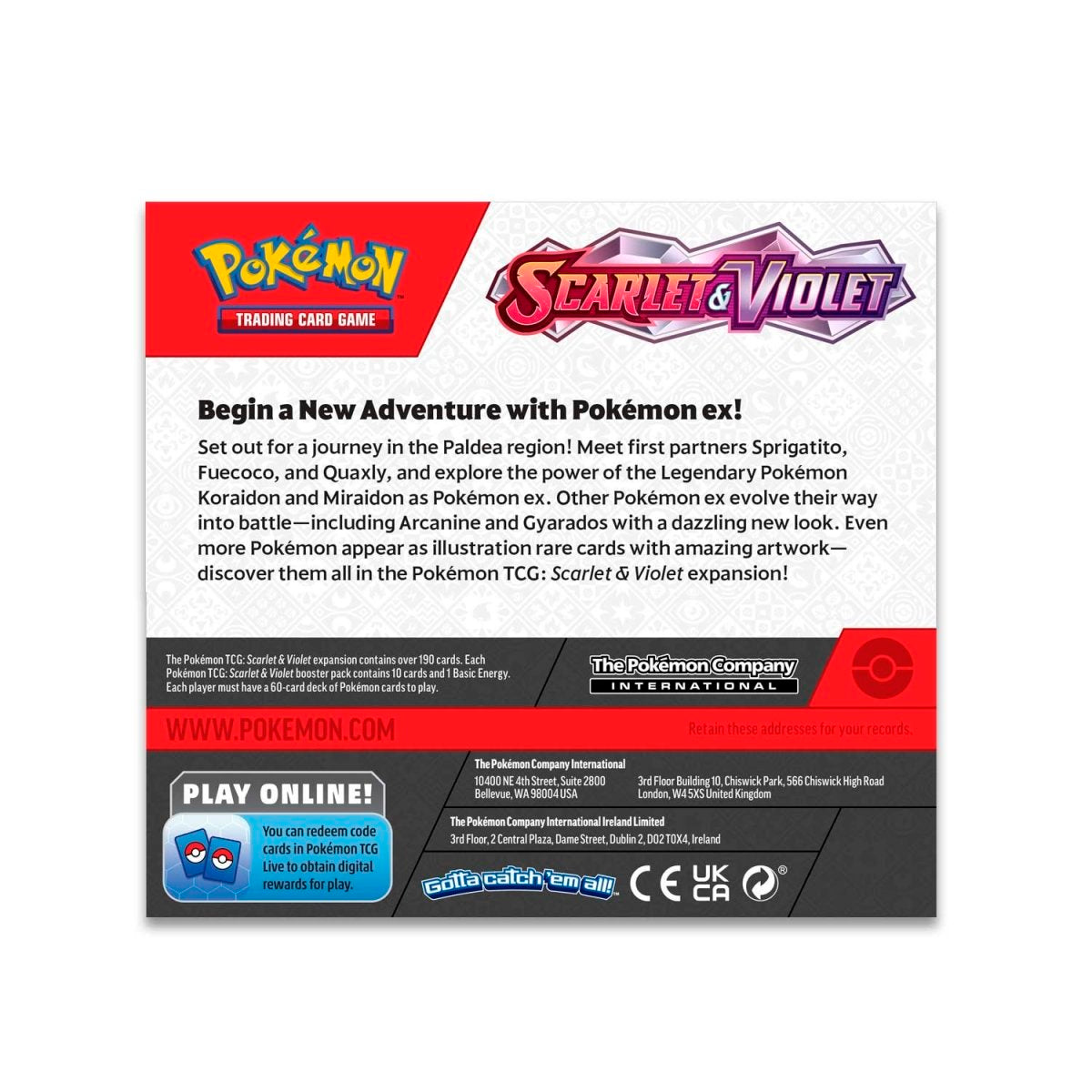 Pokémon TCG: Scarlet & Violet Booster Pack (10 Cards, 1 Pack)