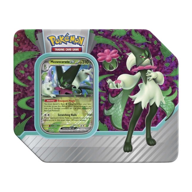 Pokémon TCG: Paldea Partners Tin Meowscarada ex