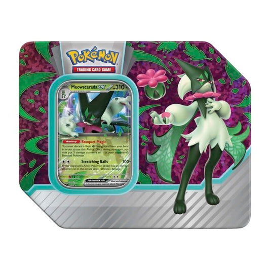 Pokémon TCG: Paldea Partners Tin Meowscarada ex