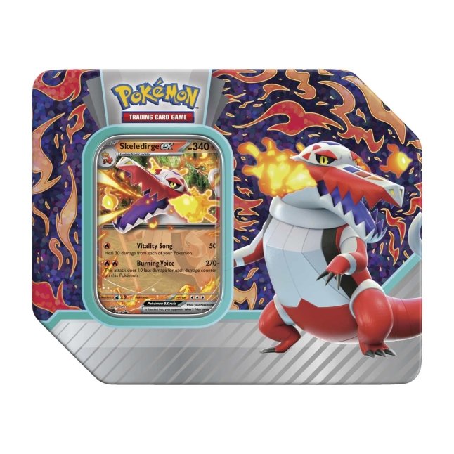 Pokémon TCG: Paldea Partners Tin Skeledirge ex
