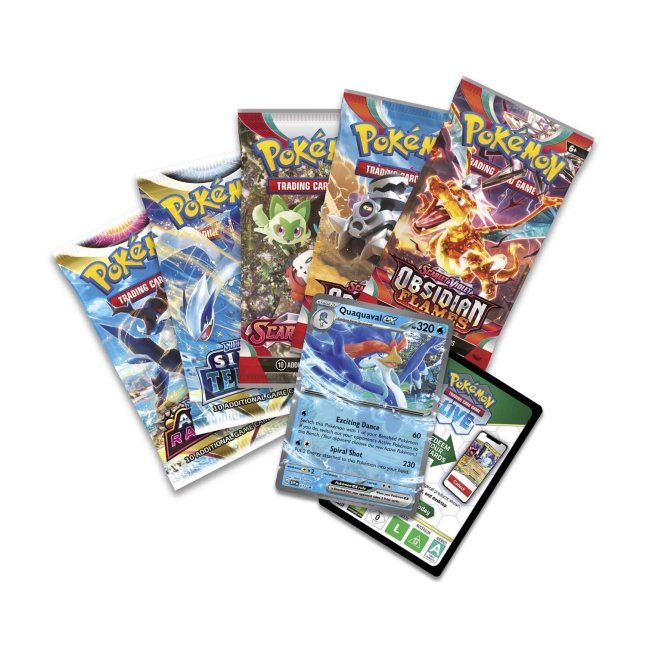 Pokémon TCG: Paldea Partners Tin Quaquaval ex