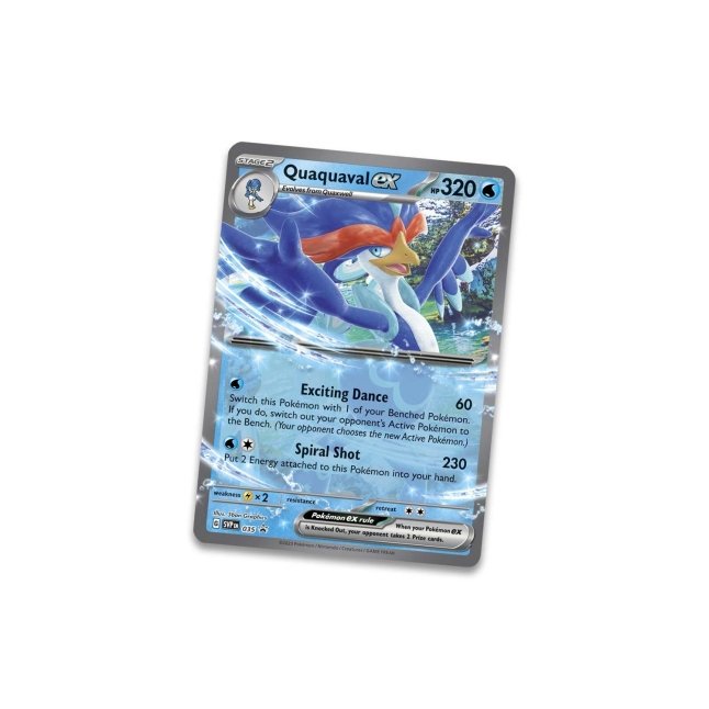 Pokémon TCG: Paldea Partners Tin Quaquaval ex