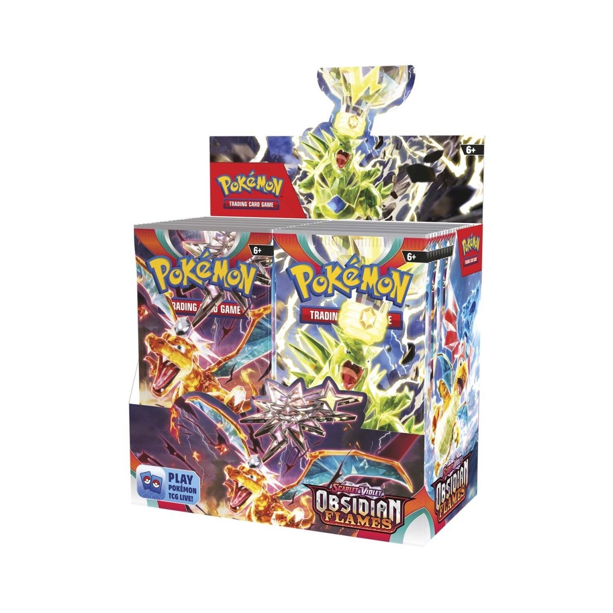 Pokémon-Sammelkartenspiel: Scarlet & Violet-Obsidian Flames Booster Pack (1 Pack)
