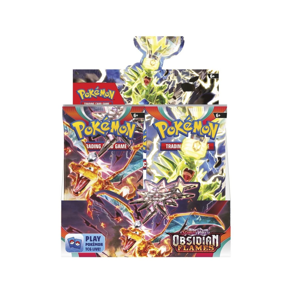 Pokémon-Sammelkartenspiel: Scarlet & Violet-Obsidian Flames Booster Pack (1 Pack)