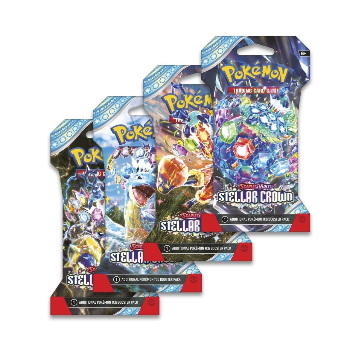 Pokemon TCG: Scarlet & Violet Stellar Crown Sleeved Booster Pack (1 Pack) Super Anime Store
