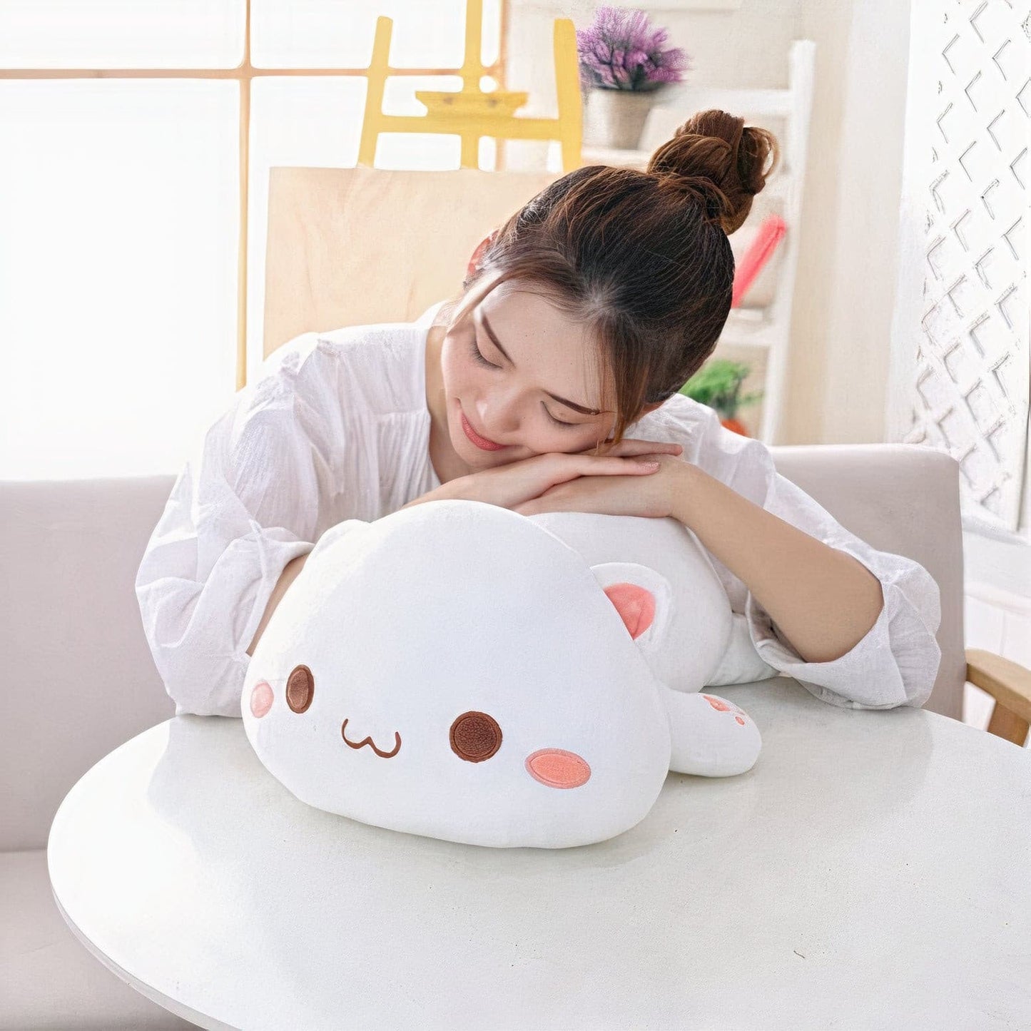 Gigantic Plumpy Kawaii Emiko-chan Cat Plushie
