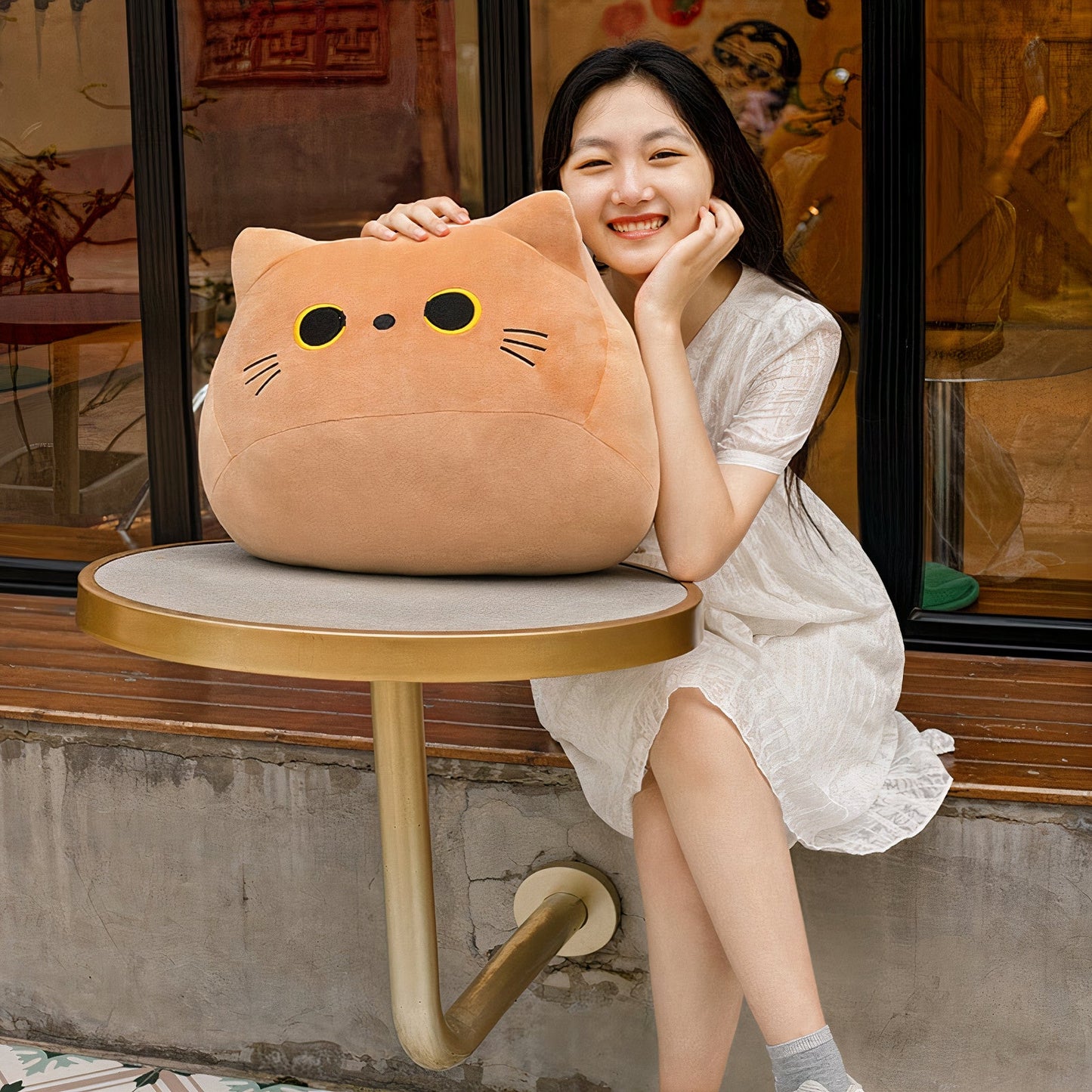 Plumpy Mimi, Bobo, and Yami Cat Plushie