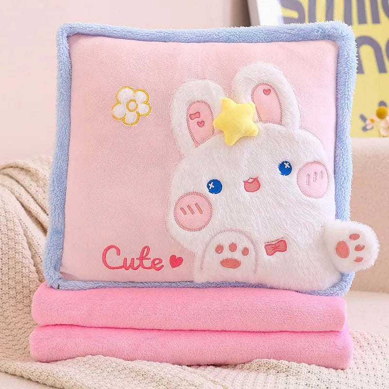 Kawaii-Kissen + Decke-Kombination