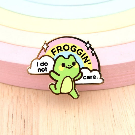 Happy Frog Enamel Pins