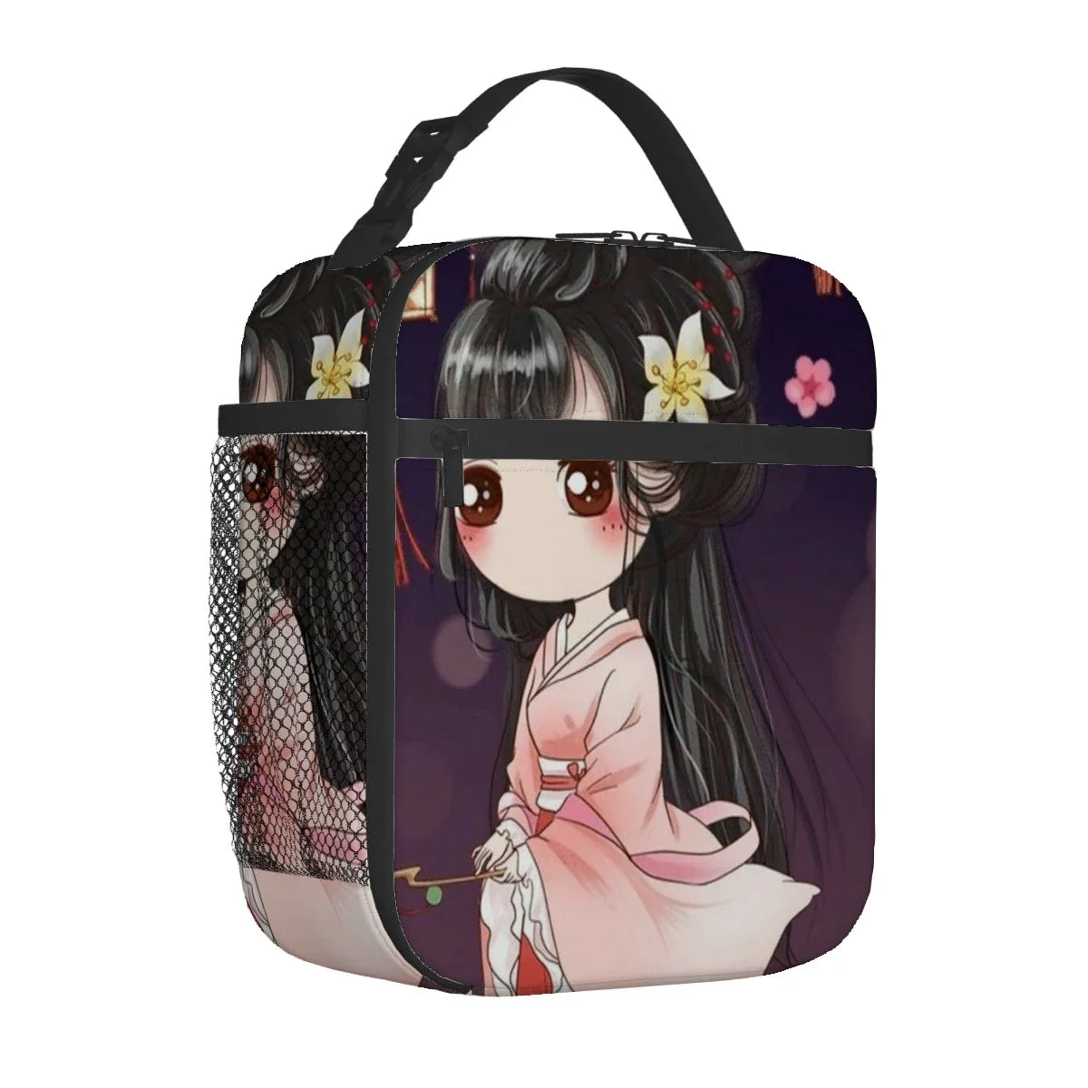 Kokeshi Doll Insulated Lunch Bags