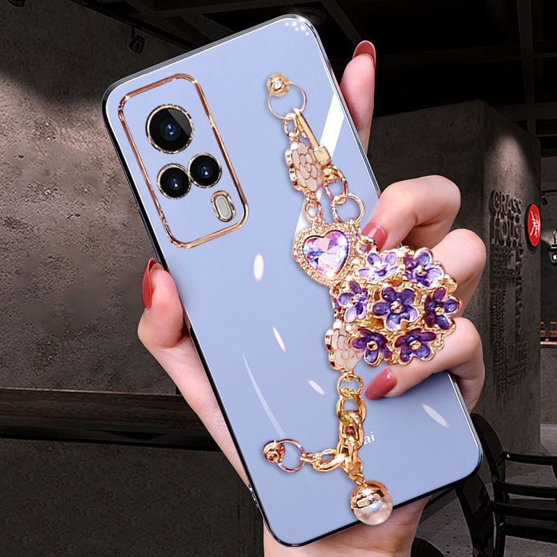 Gem and Flower Pendant Phone Case