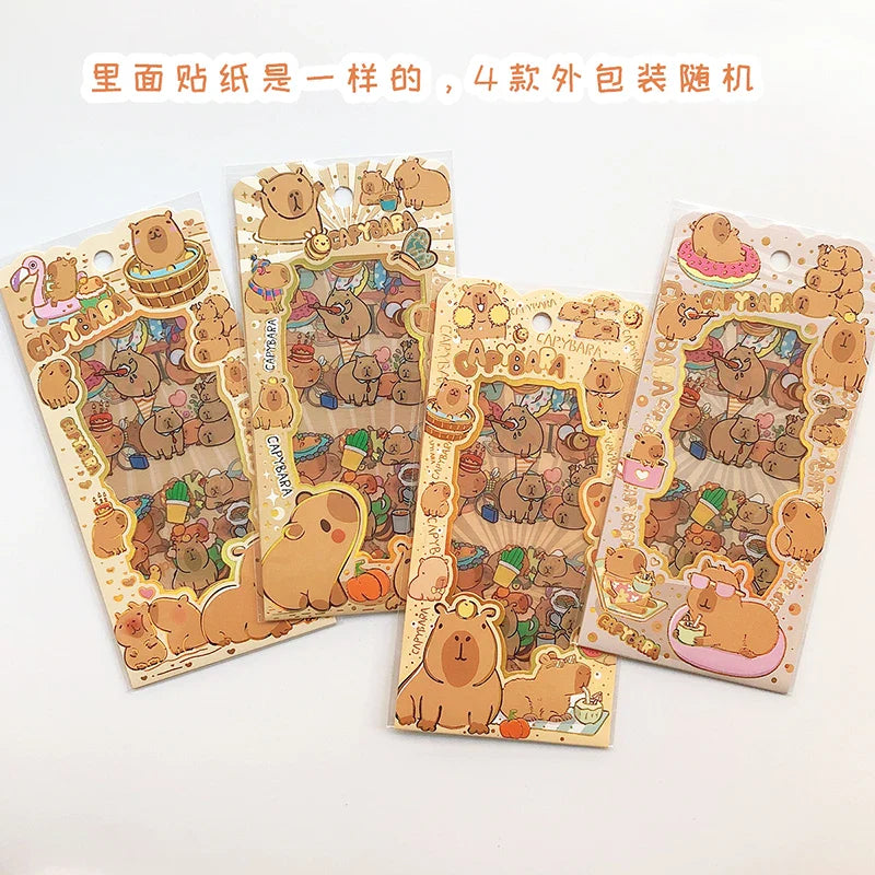 Kawaii Capybara Decorative Stickers