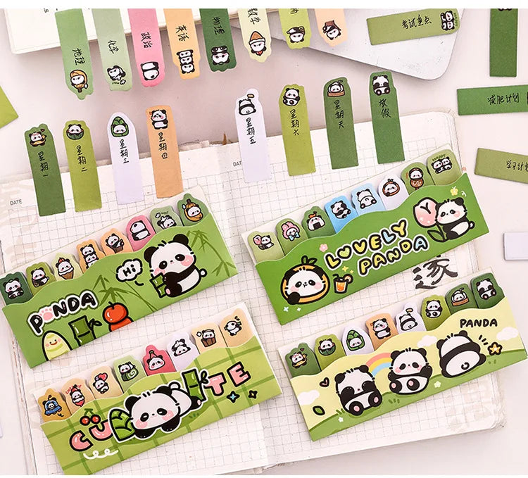 Panda Bookmark Sticky Notes