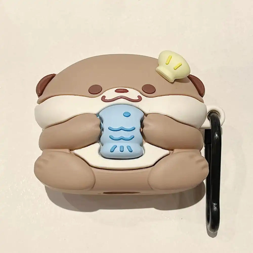 Kawaii Otter AirPods Case