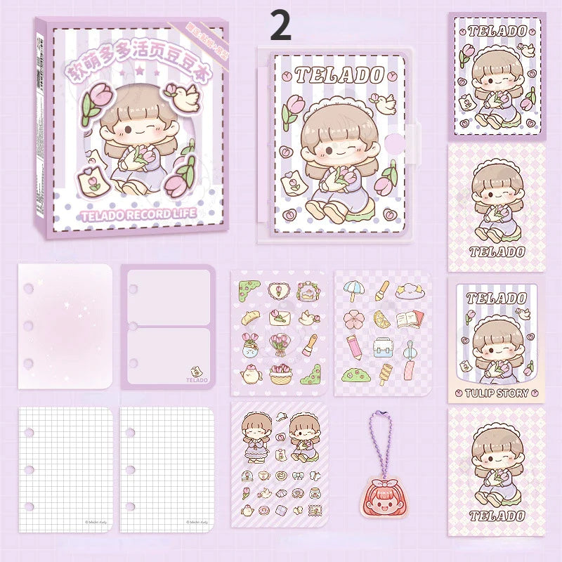 Kawaii Girl Summer Seaside Notebooks