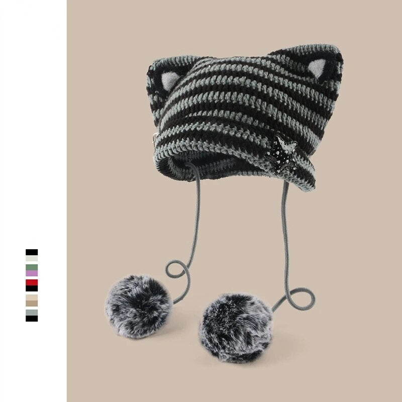 Katzenohren Beanie