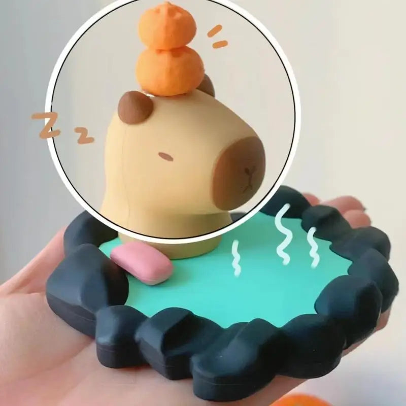 HomeCozi Capybara Phone Stand – Cute Animal Desk Accessory