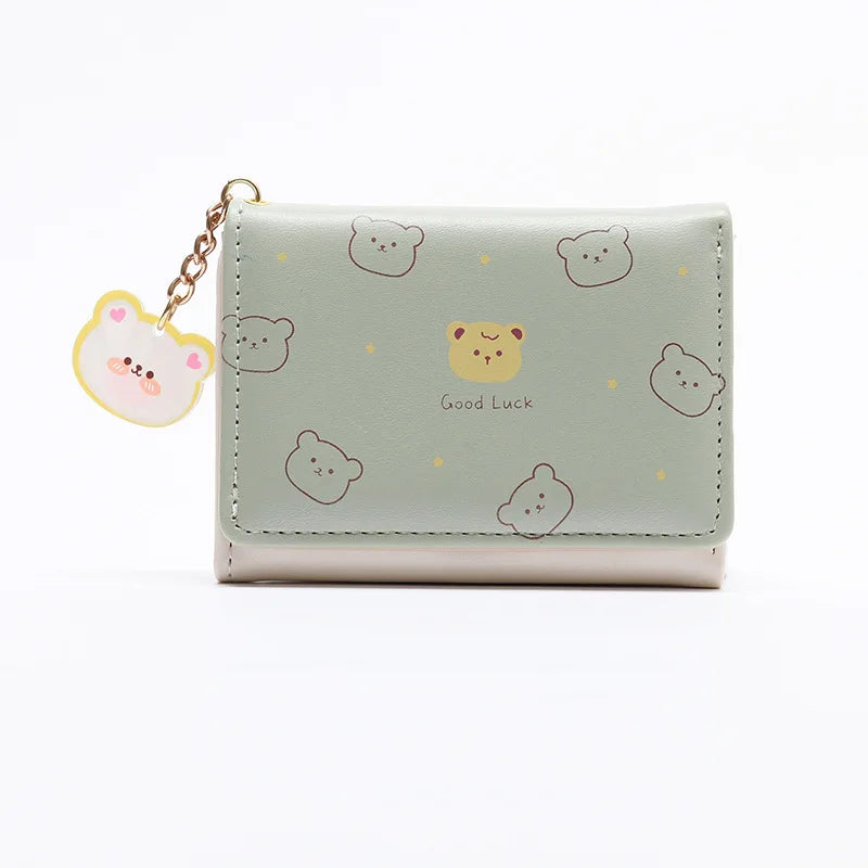 "Good Luck" Bear Wallets