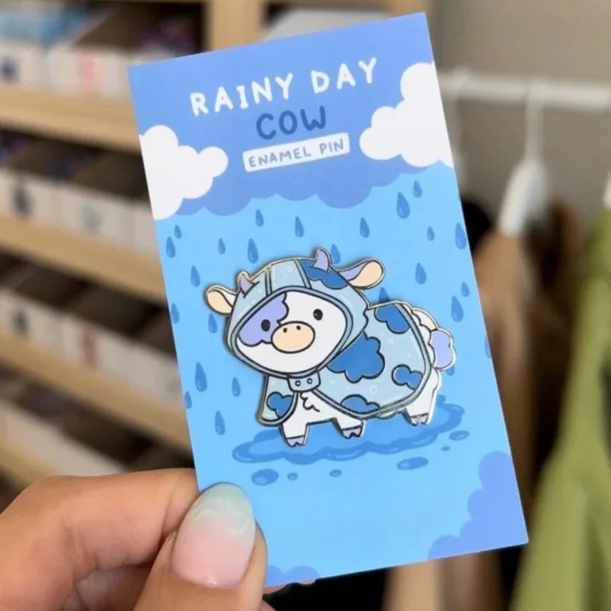 Kawaii Cow Enamel Pins