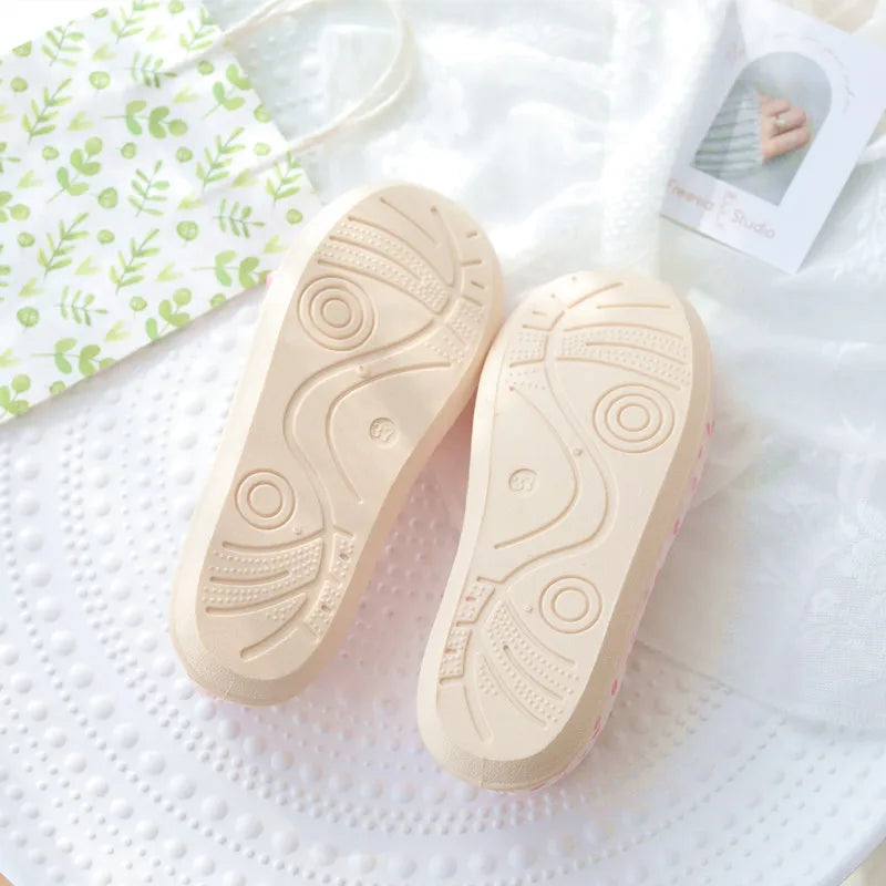 Lovely Polka Dot Slipper Shoes
