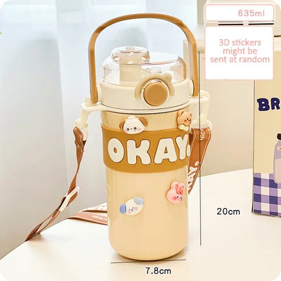 Kawaii Thermoskanne aus Edelstahl