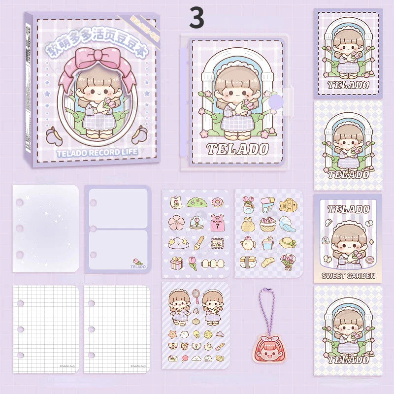 Kawaii Girl Summer Seaside Notebooks