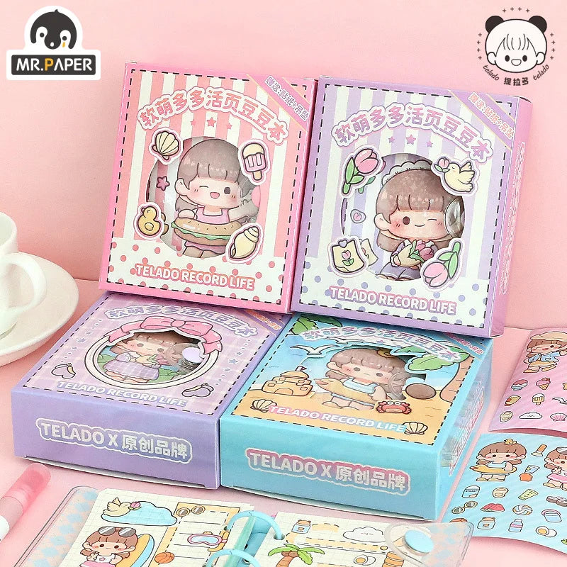 Kawaii Girl Summer Seaside Notebooks