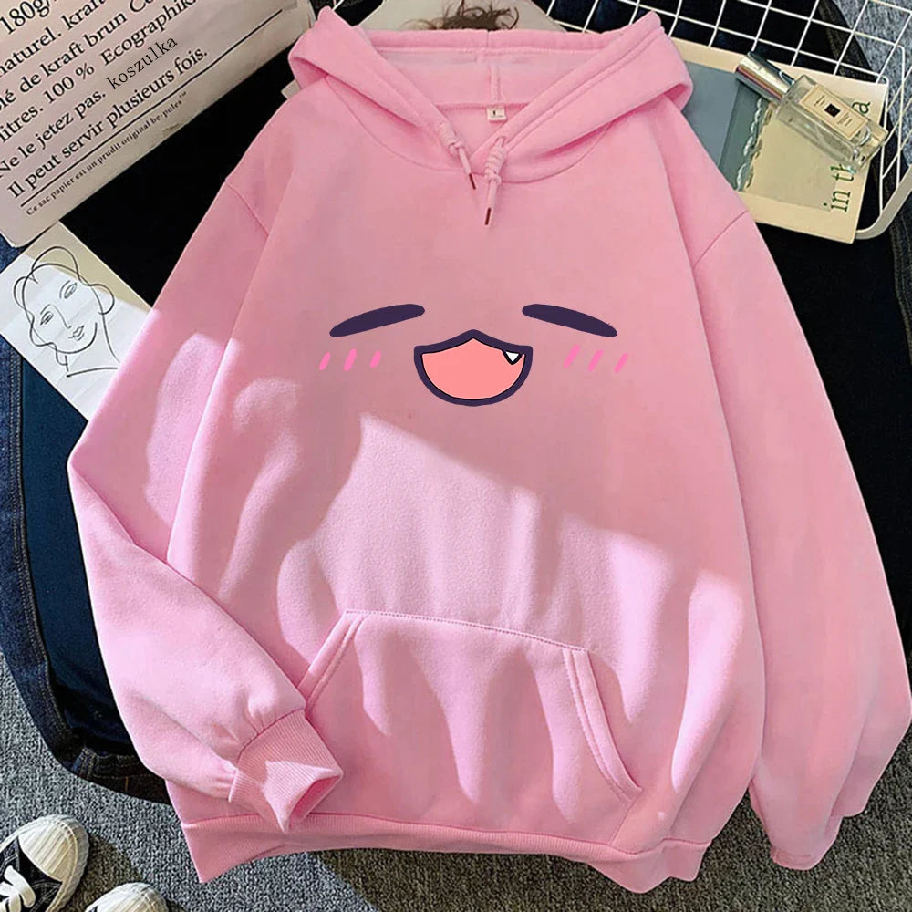 Anime girl face hoodie online