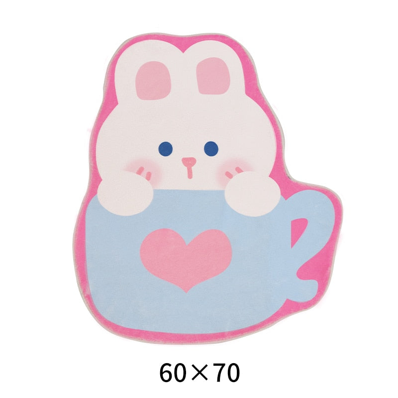 Kleine dekorative rutschfeste Teppiche