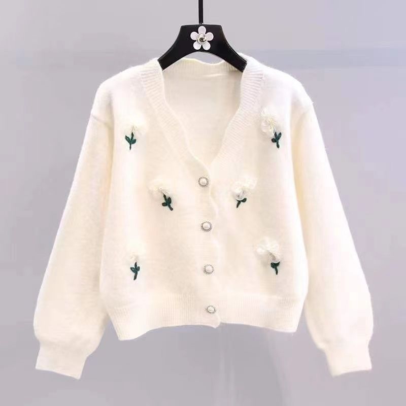 Süßer Cardigan-Pullover