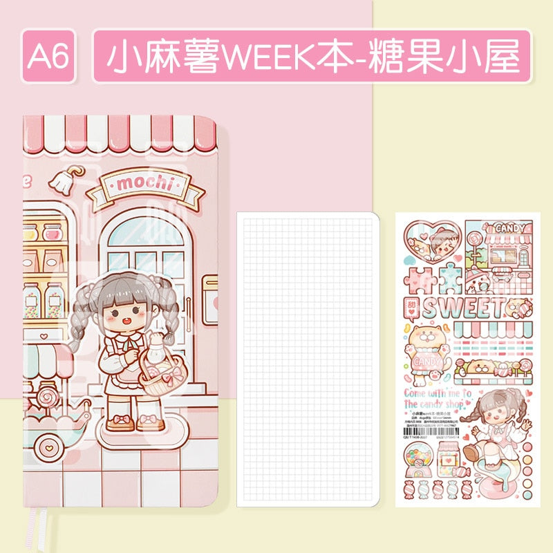 Cute Grid Paper Notebook