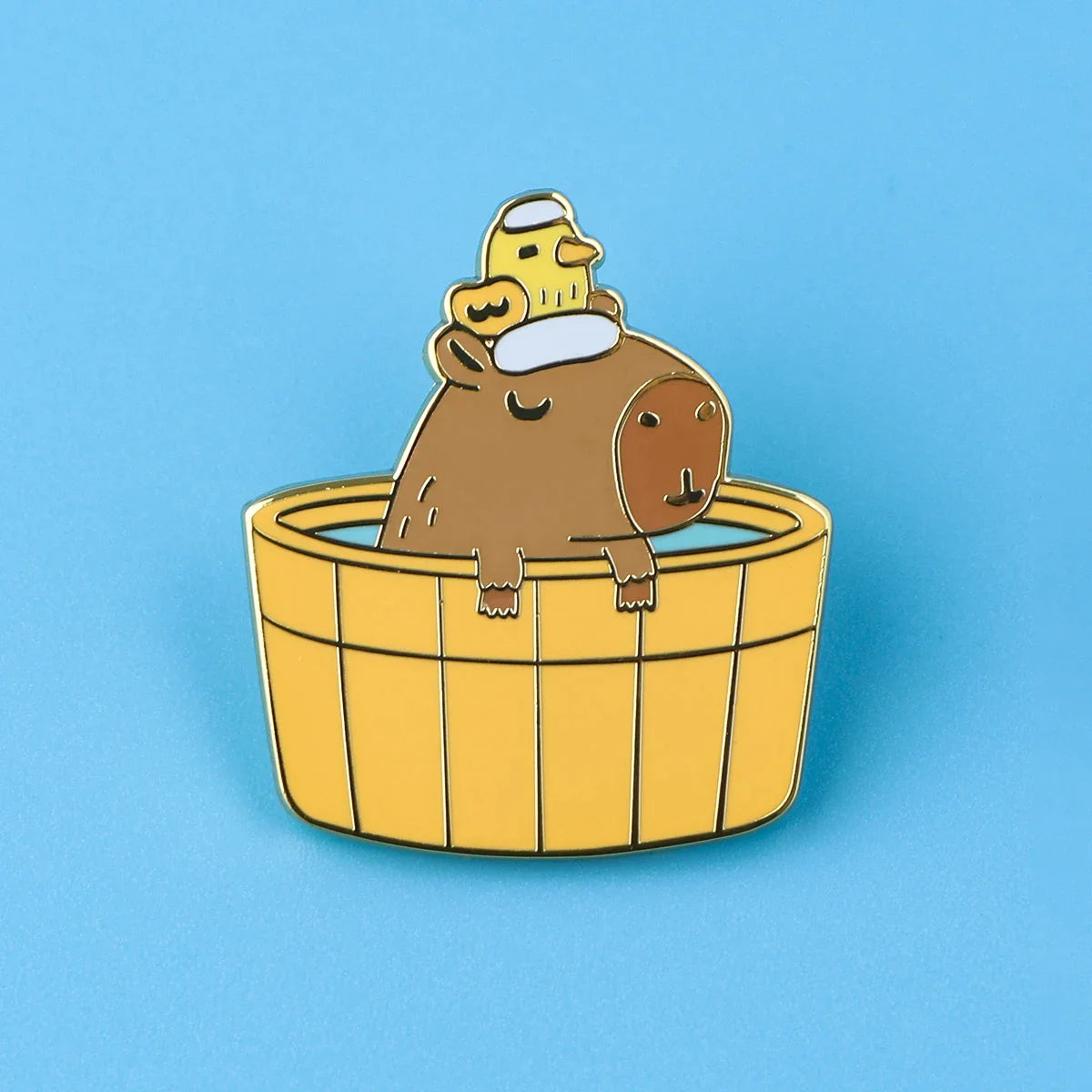 Capybara Bad Emaille Pin