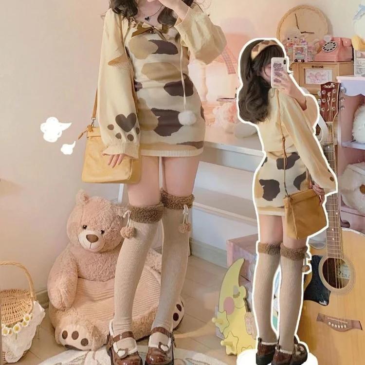 Tarnoutfit mit Pfotenabdruck