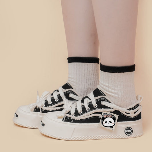 Chunky Sole Panda Sneakers