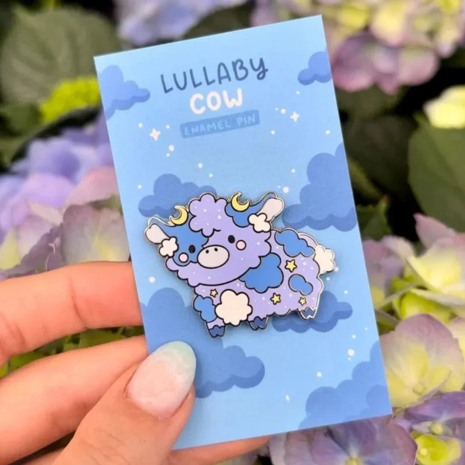 Kawaii Cow Enamel Pins