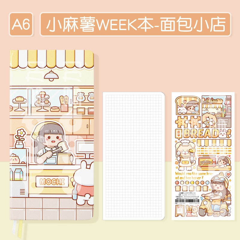 Cute Grid Paper Notebook