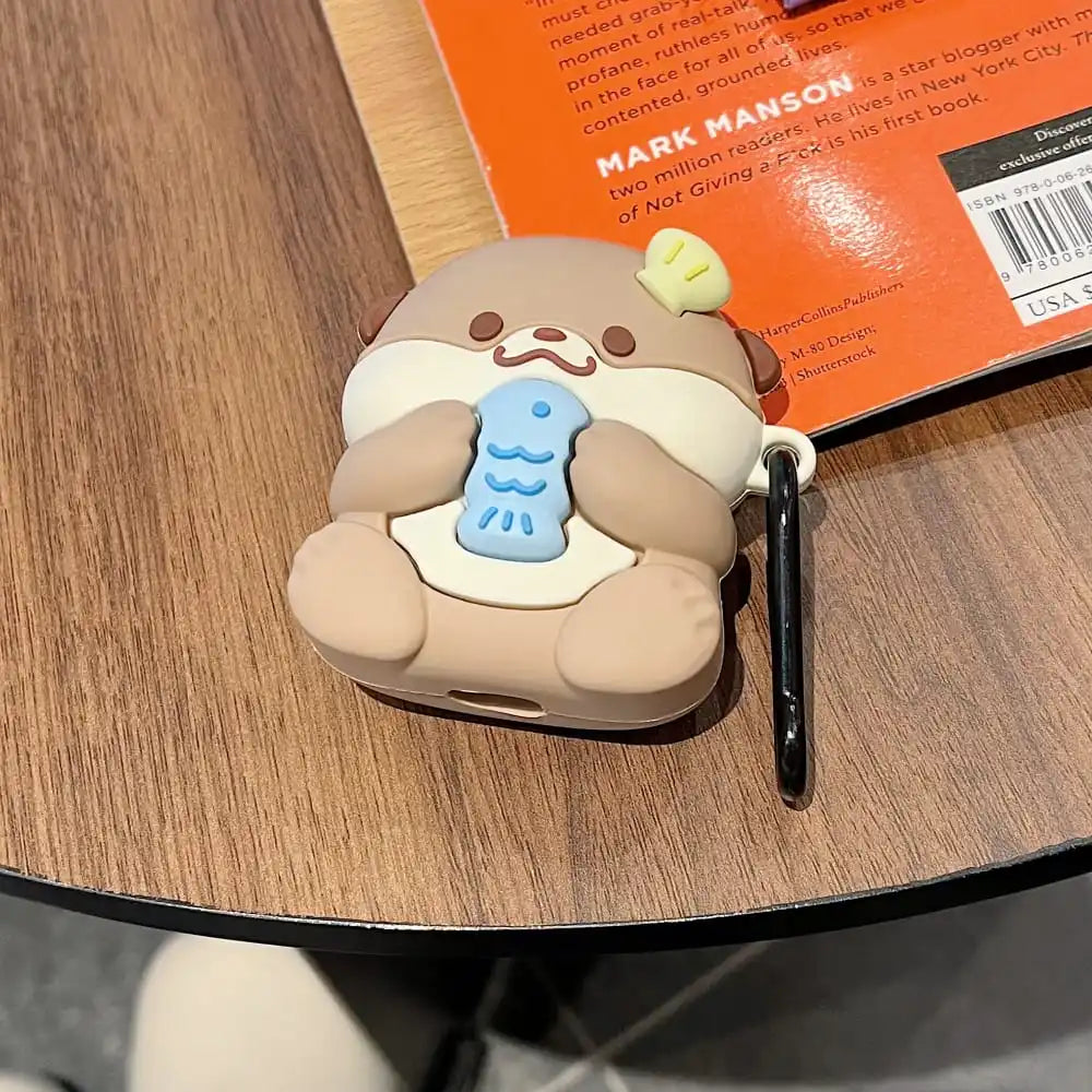 Kawaii Otter AirPods Case