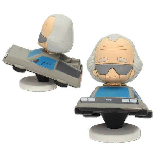 Zurück in die Zukunft Doc Brown in DeLorean Pokis Minifigur