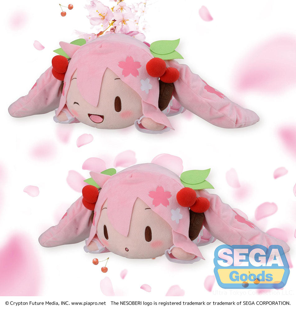 NESOBERI (Lay-Down) Hatsune Miku Series SP Plush Sakura Miku (1 Plush Wink Ver.)