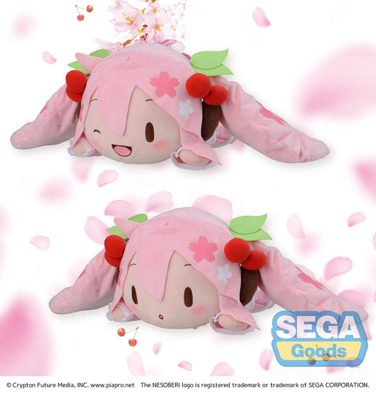 NESOBERI (Lay-Down) Hatsune Miku Series SP Plush Sakura Miku (1 Plush Wink Ver.)