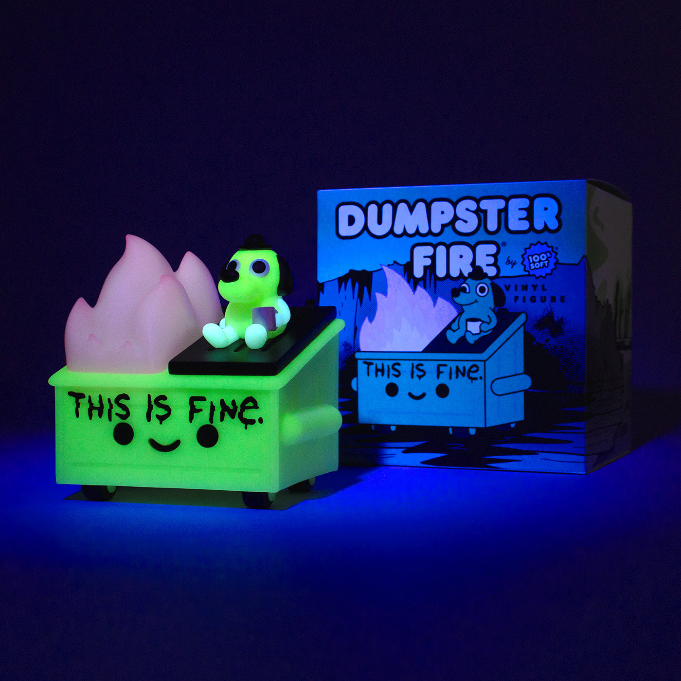 100% Soft: Dumpster Fire, This is Fine (GITD)