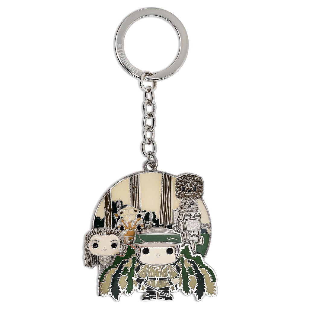 Funko POP! X Star Wars Endor Group Emaille-Schlüsselanhänger