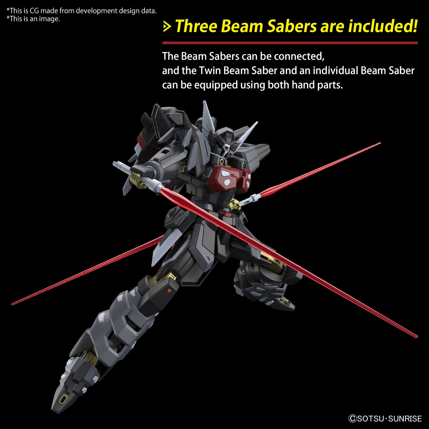 GUNDAM SEED FREEDOM BLACK KNIGHT SQUAD SHI-VE A HG 1/144 Model Kit