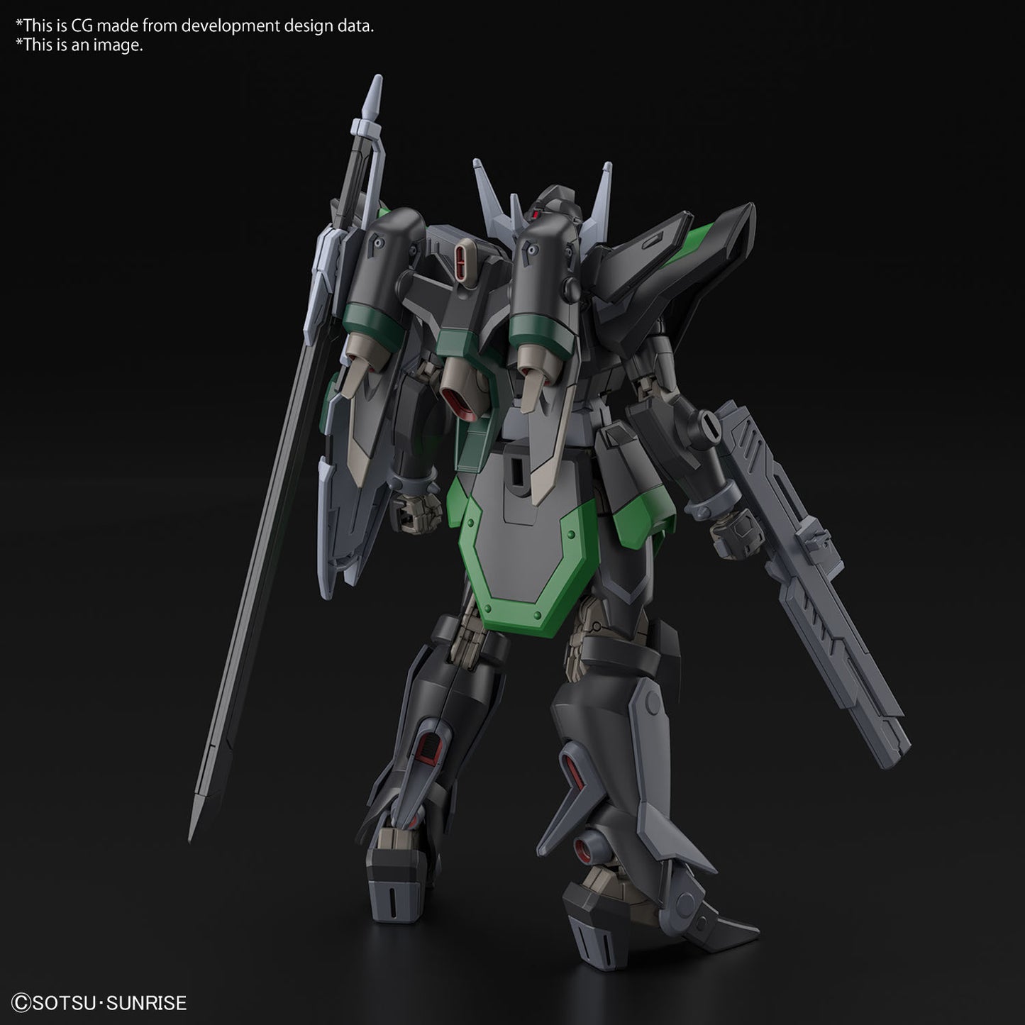 GUNDAM SEED FREEDOM BLACK KNIGHT SQUAD RUD-RO A HG 1/144 Model Kit