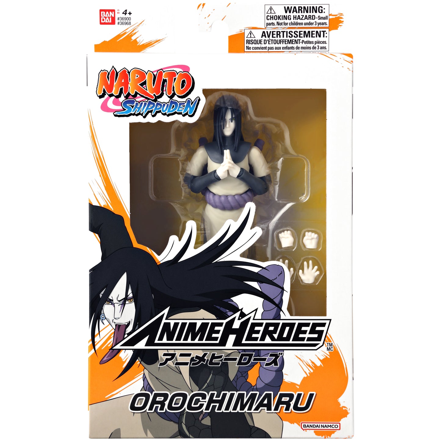 NARUTO SHIPPUDEN ANIME HEROES OROCHIMARU 6.5IN Action Figure