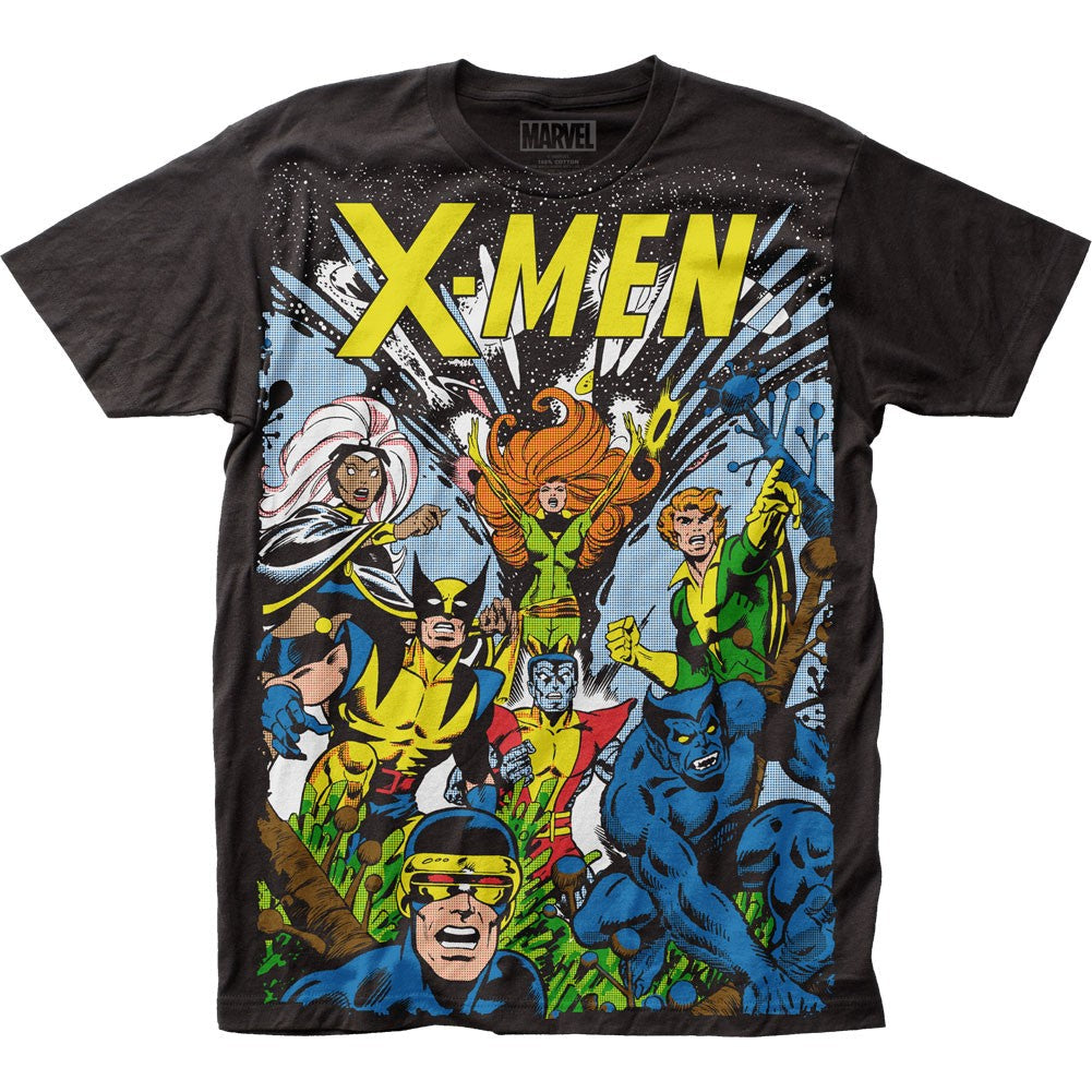 X-Men The Gang Marvel Comics Adult T-Shirt