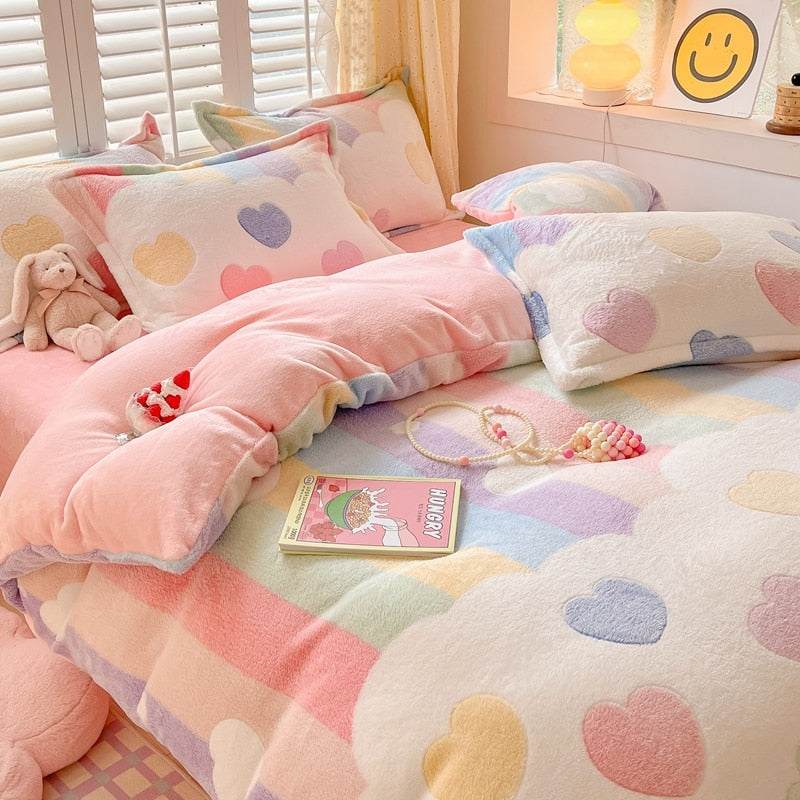 Winter-Flanell-Bettbezüge