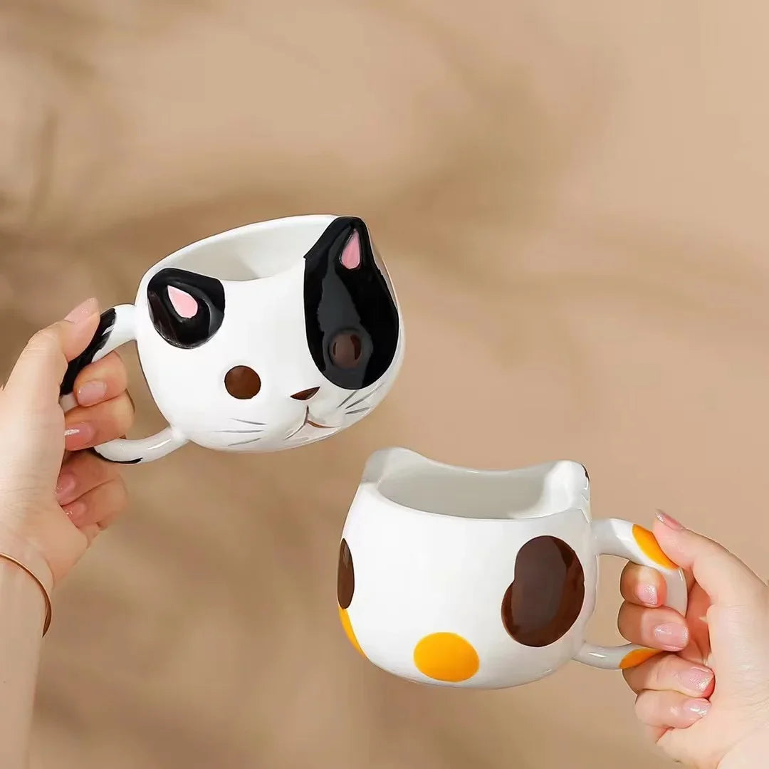 Cute Cat Ceramic Mugs