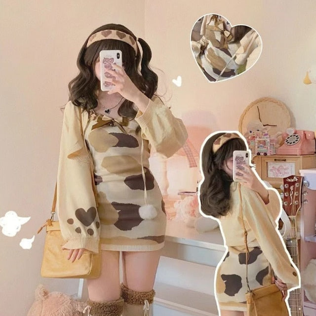 Tarnoutfit mit Pfotenabdruck